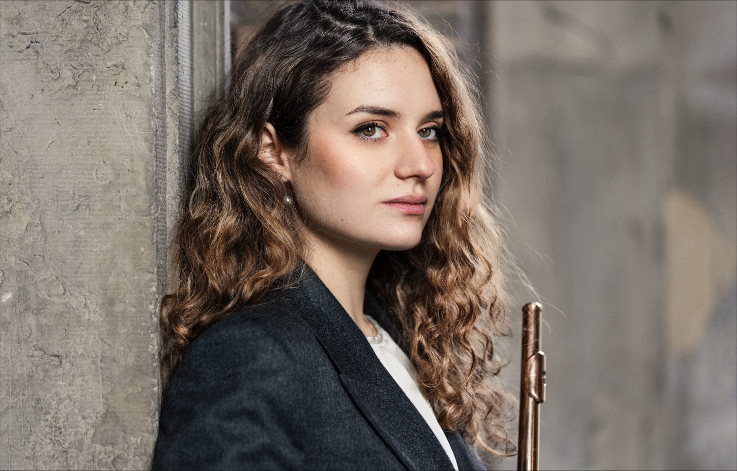 Portrait of Luna Vigni, Flötistin und Absolvierende des Masters Solist*in